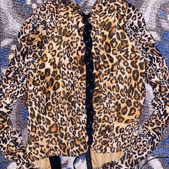 Cheetah bustier - Picture 4 of 4